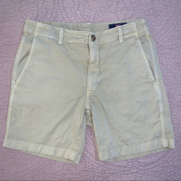 Vineyard Vines | Pastel Yellow Chino Shorts - Picture 2 of 7